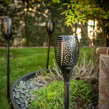 Load image into Gallery viewer, SolaFlame® | 96LED Flickering Flame Outdoor Solar Light | Dusk to Dawn | 2-Pack
