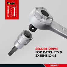 Load image into Gallery viewer, Teng Tools 1/2 Inch Drive Tamper Proof Torx TPX Chrome Vanadium Sockets
