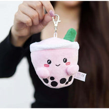 Carregar imagem no visualizador da galeria, ABC Boba Tea Plush Pink Berry Cute Stuffed Animal Toy for Wallet, Backpack or Purse 5&quot;
