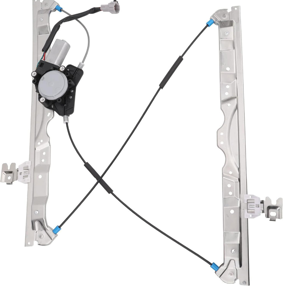 Obaee 748-524 Front Left Driver Side Power Window Lift Regulator with Motor 6 Pins Compatible with Nissan Pathfinder Armada 2004/ Armada 2005-2013/