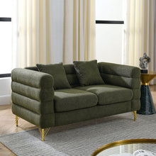 Carregar imagem no visualizador da galeria, 3-seater + 2-seater Combination sofa.Green teddy
