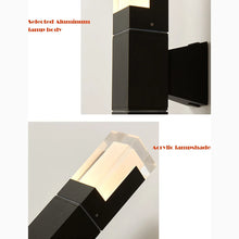 Load image into Gallery viewer, Modern Black Outdoor Waterproof LED Wall Mounted Lamp For Villa, Porch
