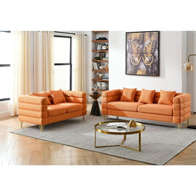 Cargar imagen en el visor de la galería, 3-seater + 2-seater Combination sofa.ORANGE teddy
