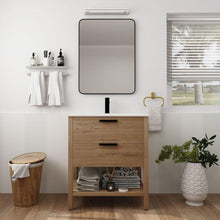 Carregar imagem no visualizador da galeria, 30 Inch Bathroom Vanity Plywood With 2 Drawers
