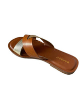Load image into Gallery viewer, Bamboo Finest-17 Slip on Women&#39;s Cross Strap Sandals
