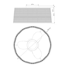 Cargar imagen en el visor de la galería, 21&quot; Coimbatore Farmhouse Flush Mount Reversible Ceiling Fan with LED Lighting and Remote Control
