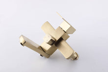Load image into Gallery viewer, Luxury Brushed Gold 3-Function Exposed Shower Set with Handheld Shower and Tub Spout
