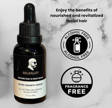 Carregar imagem no visualizador da galeria, Beard Growth Oil Serum for Men All Natural and Organic Bread Grooming Oil For Men Unscented Facial Hair Serum For Beard Gifts Ideas For Him Self Care Products – 30ml
