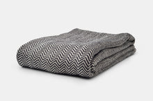 Load image into Gallery viewer, Chevron Pattern Soft Wool Throw Size Blanket
