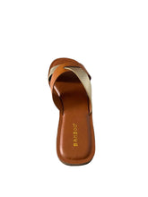 Load image into Gallery viewer, Bamboo Finest-17 Slip on Women&#39;s Cross Strap Sandals
