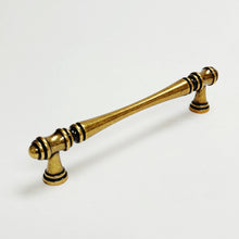 Carregar imagem no visualizador da galeria, Cabinet Hardware &quot;Palermo&quot; Drawer Pulls and Knobs in Antique Brass
