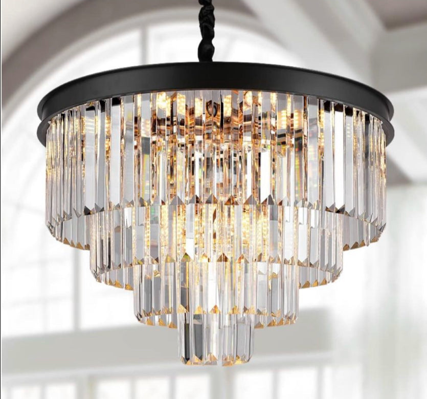 A AXILIXI Modern Crystal Chandeliers 24