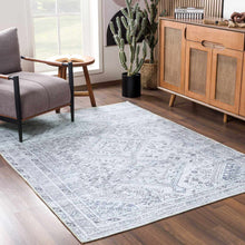 Load image into Gallery viewer, Barny Gray Denim Washable Rug
