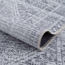 Load image into Gallery viewer, Barny Gray Blue Washable Rug
