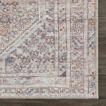 Load image into Gallery viewer, Barny Tan Flat Pile Washable Area Rug
