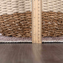 Load image into Gallery viewer, Barny Tan Flat Pile Washable Area Rug
