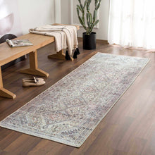 Load image into Gallery viewer, Barny Tan Flat Pile Washable Area Rug
