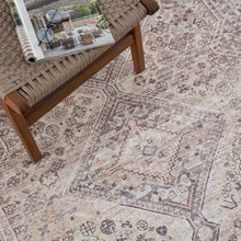 Load image into Gallery viewer, Barny Tan Flat Pile Washable Area Rug
