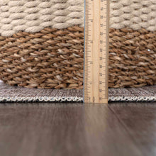 Load image into Gallery viewer, Barny Beige Flat Pile Washable Rug
