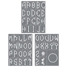 Load image into Gallery viewer, Monogram - Alphabet Mesh Stencil 9x12
