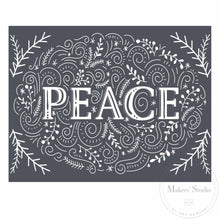 Load image into Gallery viewer, Peace To All - Mesh Stencil - 8.5x11
