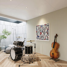 Carregar imagem no visualizador da galeria, Acoustical 100% Polyester Wall Panel, 48x24x0.7 Sound Proof Wall Panels
