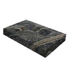 Load image into Gallery viewer, Adriatic Black Marble Modern Rectangular Sink Wall-mount Bathroom Sink (W)16&quot; (L)30&quot; (H)6&quot;
