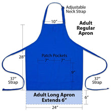 Carregar imagem no visualizador da galeria, Adult 2-Pocket Bib Apron
