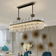 Carregar imagem no visualizador da galeria, Ahrntal | Luxury Oval Crystal LED Chandelier for Dining room, L39.4
