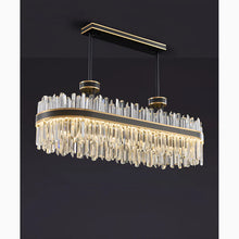 Carregar imagem no visualizador da galeria, Ahrntal | Luxury Oval Crystal LED Chandelier for Dining room, L39.4

