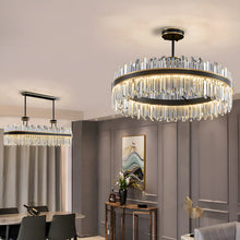 Carregar imagem no visualizador da galeria, Ahrntal | Luxury Oval Crystal LED Chandelier for Dining room, L39.4
