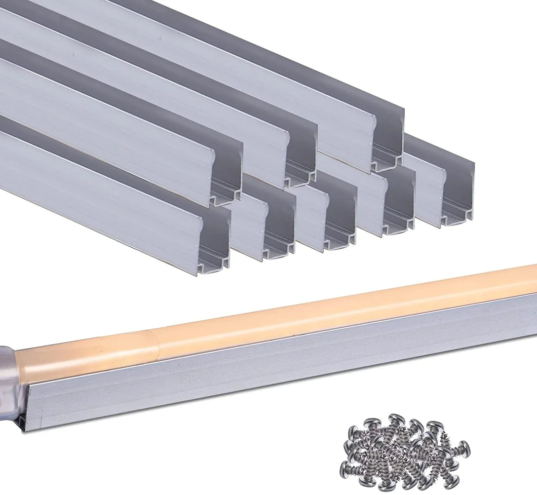 3.3FT Aluminum Track Channel for 110V Neon Lights (8x16mm & 7*14.5mm) | Durable and Versatile