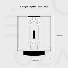 Load image into Gallery viewer, Amarjot Crystal Table Lamp
