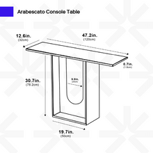 Carregar imagem no visualizador da galeria, Arabescato Console Table

