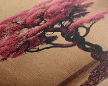 Load image into Gallery viewer, Japanese Maple Tree, Framed Canvas Print, Ready To Hang Framed Wall Art, Living Room Wall Hanging, Cherry Blossom Tree
