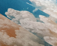 Cargar imagen en el visor de la galería, Cloud Wall Art Triptych 3 Piece Set Blue Wall Art Abstract Art Print Minimalist Wall Art Indigo Art Maximalist Deco Sky Wall Art Sky Print
