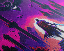 Load image into Gallery viewer, Barbarian vs Vampires, pixel art, DND RPG concept art, vaporwave aesthetic gamer room art, framed canvas print
