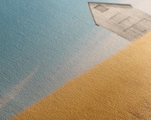 Load image into Gallery viewer, Liminal Spaces, Rustic Farmhouse Wall Decor, Teal Gray Barn Landscape Art Print or Canvas, Country Living Room Wall Decor, Liminal Art
