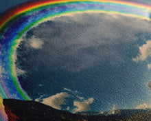 Carregar imagem no visualizador da galeria, Fish-Eye Rainbow, Yellowstone, Framed Canvas Print, beautiful rainbow nature art
