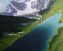 Carregar imagem no visualizador da galeria, Calm and Serene Landscape Painting, Framed Canvas  Print, Canvas Art, Framed wall decor, living room wall art
