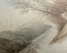 Load image into Gallery viewer, Farmhouse Wall Art, Retro / Vintage Style Landscape, Framed Canvas Print, Boho Style Minimalist Art, Framed Wall Art
