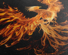 Carregar imagem no visualizador da galeria, Canvas Print Of &quot;The Phoenix&quot; - Rebirth Art - Framed Canvas Art - Framed Wall Art - Incredibly Beautiful Phoenix Decor

