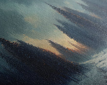 Load image into Gallery viewer, Dreamy Landscape Painting Canvas Print, country side, farmhouse decor, beautiful scenic wall art
