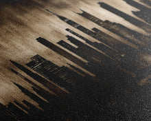 Cargar imagen en el visor de la galería, City Skyline Grunge Wall Art Canvas Print, City Art, Dark Urban Art, Large Urban Art Print, Wall Decor, Panoramic, Wall Art, Canvas Print
