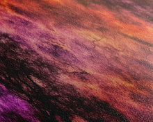 Cargar imagen en el visor de la galería, Forest Fire Canvas Art,  Fire Canvas Art,  Large Canvas Print, Woods On Fire Art Print, Purple Forest Art, Panoramic, Wall Art, Canvas Print
