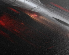 Cargar imagen en el visor de la galería, City Canvas Art Print, Asian City Art, Dark Night Street Art, Abstract Urban Art, Large Urban Art, Panoramic, Wall Art, Canvas Print
