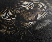 Carregar imagem no visualizador da galeria, Beautiful Tiger Portrait Art Print, Framed Wall Art, Canvas Print, Big Cat Art, Tiger Painting
