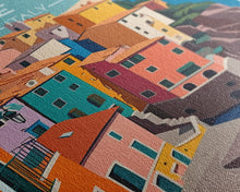 Cargar imagen en el visor de la galería, Cinque Terre, Italy Travel Poster, Europe Wall Art, Coastline, Travel Wall Print, Travel Poster, Travel Wall Art, Canvas Wall Print
