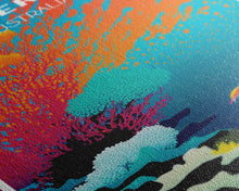 Load image into Gallery viewer, Barrier Reef Art Print, Australia Poster, Queensland Poster, Travel Wall Print, Travel Poster, Travel Wall Art, Canvas Wall Print
