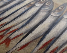 Carregar imagem no visualizador da galeria, Fish Wall Art, Sardines Painting, Food Wall Decor, Kitchen Wall Art, Minimalist Wall Art, Wall Decor, Canvas Print, Wall Art, Framed Canvas
